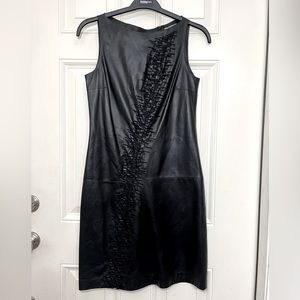 GENNY Leather dress Italian